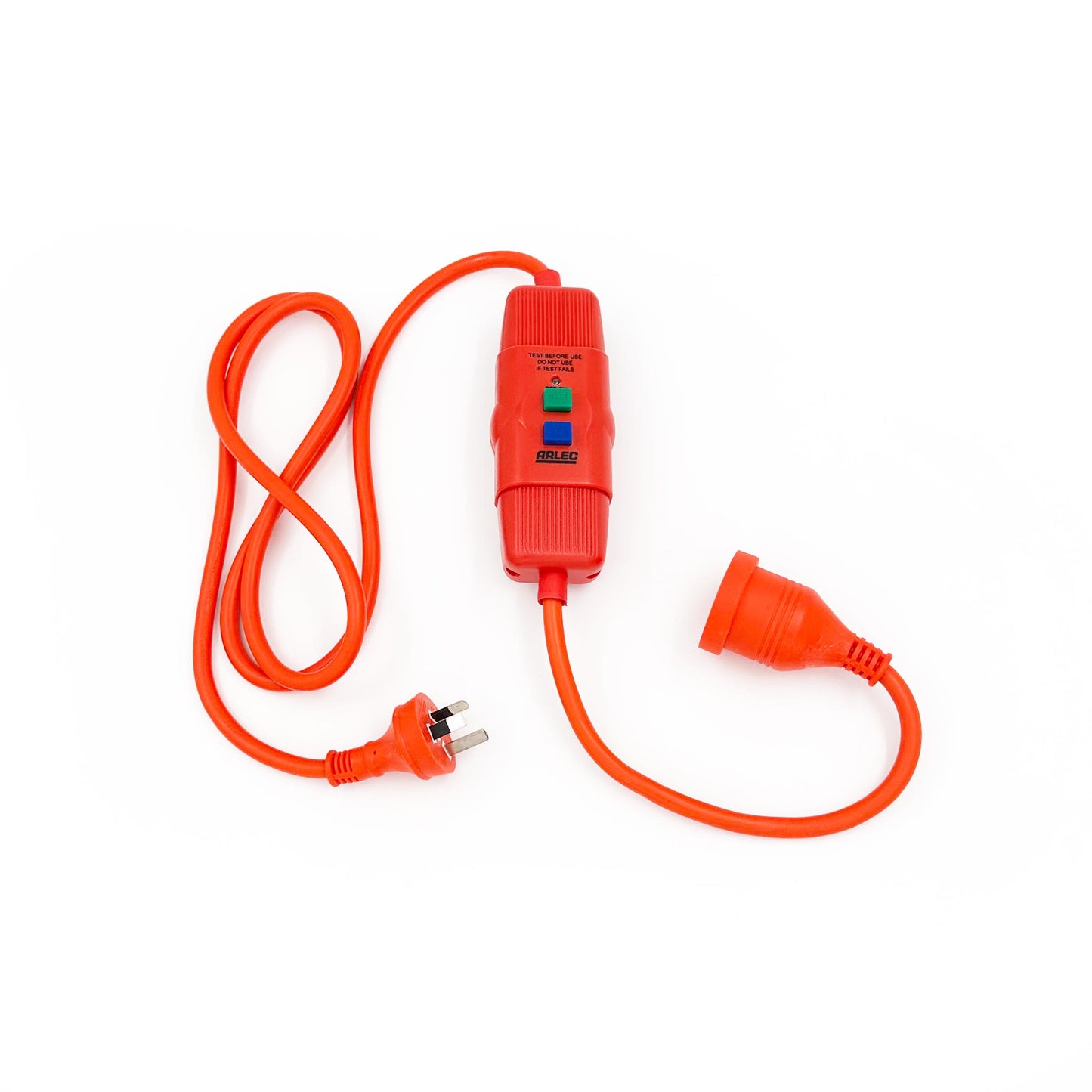 Arlec In-line RCD Safety Switch 1.8m Heavy Duty Extension Lead