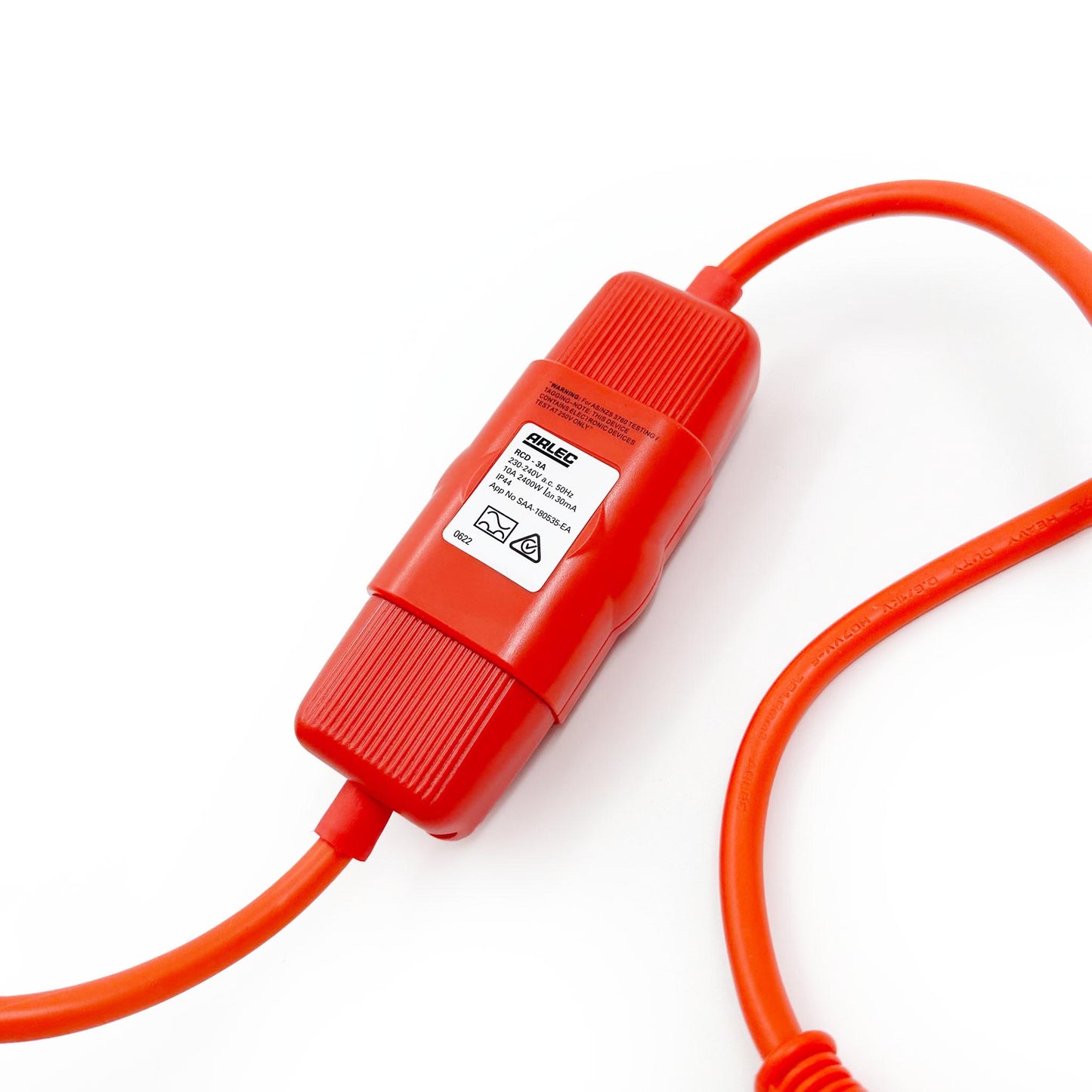 Arlec In-line RCD Safety Switch 1.8m Heavy Duty Extension Lead