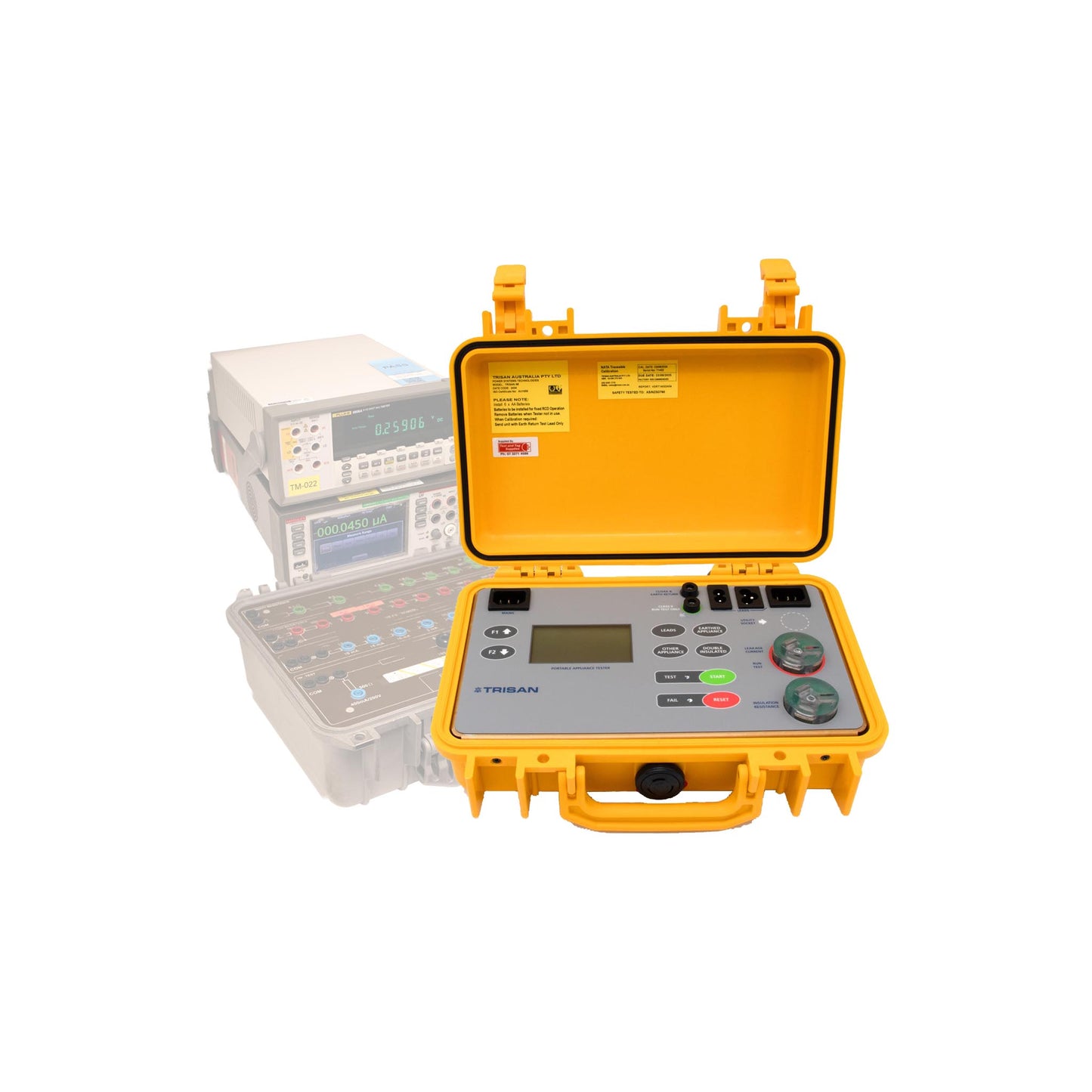 Trisan S8 and S8DL - Calibration by manufacturer