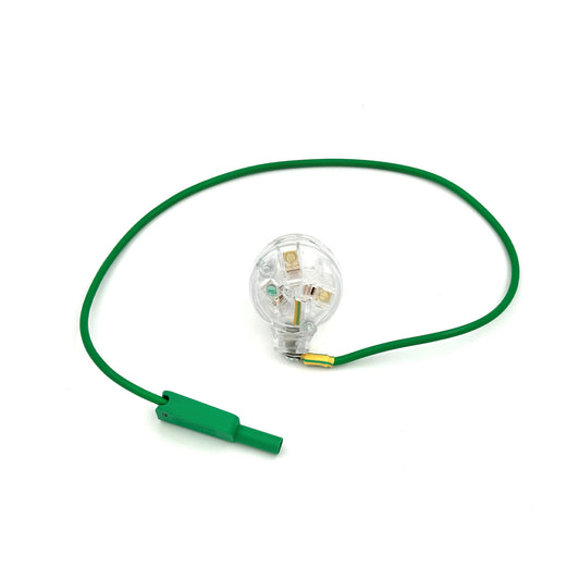 Clipsal 10A piggy back plug/socket and earth test lead