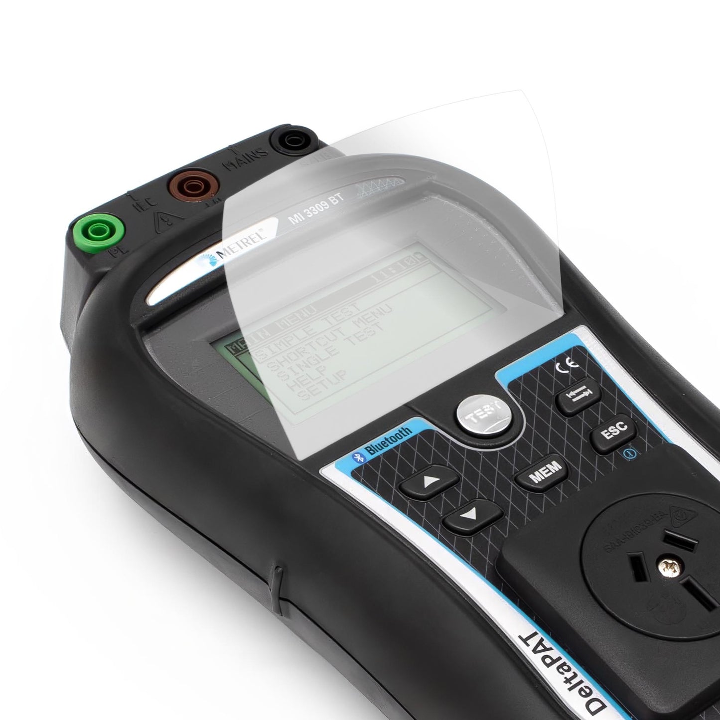 Screen Protector - MI 3309 Metrel Delta PAT - Clear Nano Glass - Single Pack