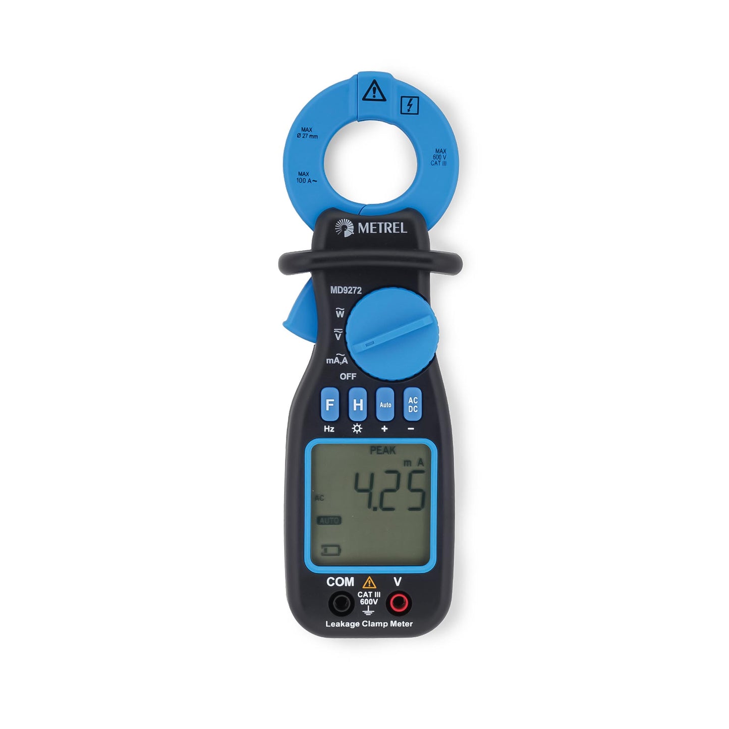 Metrel MD 9272 100A AC TRMS Leakage Clamp CAT IV