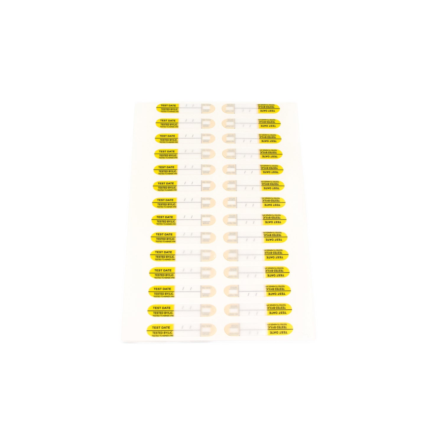Mastertag Replacement Test Tag Labels (100 Pack)