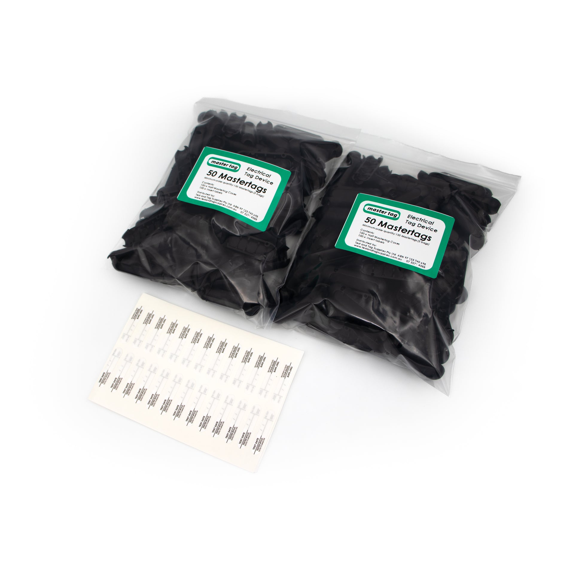 Mastertag Test Tags (100 Pack) - With 200 Labels - 5