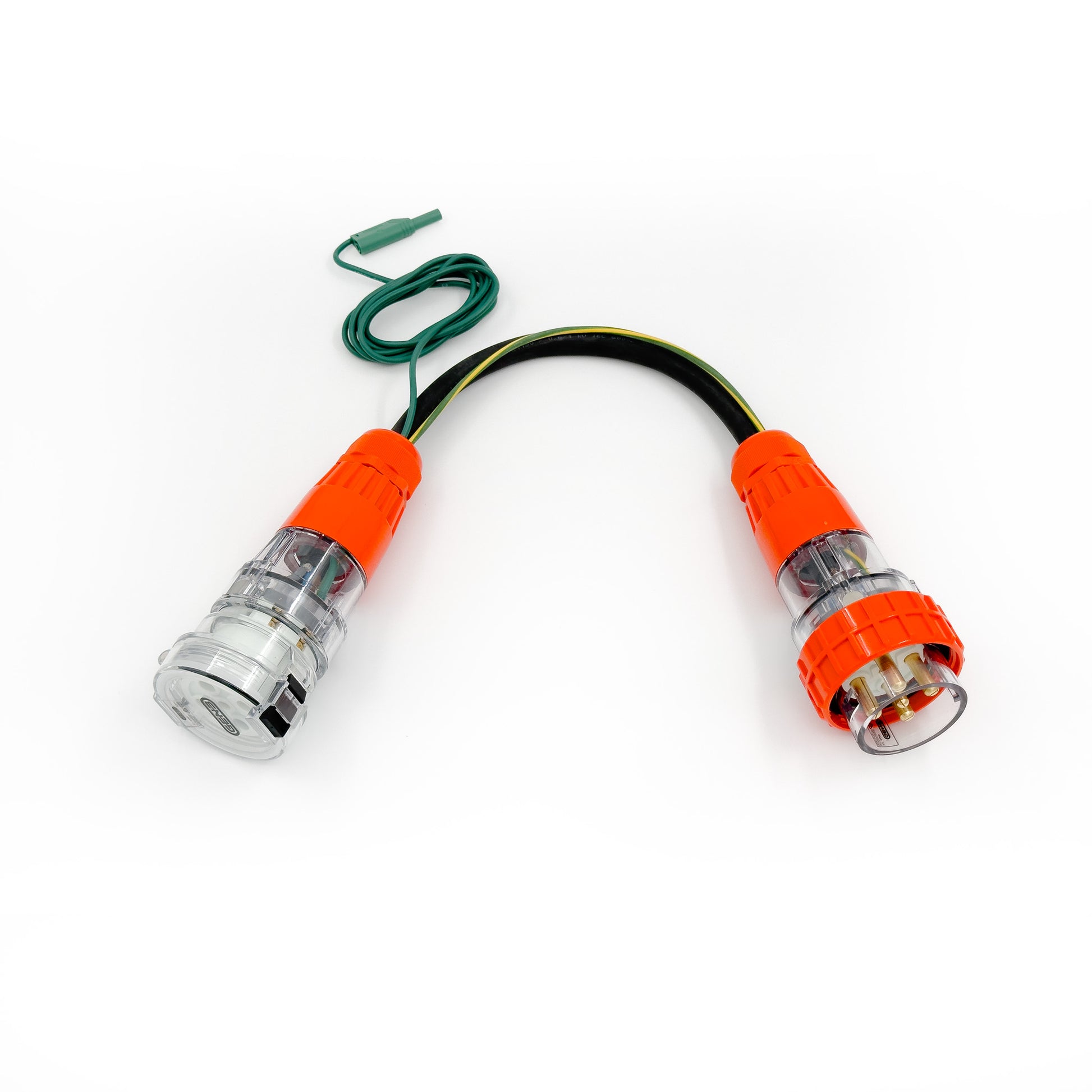 3 Phase Exposed Earth Leakage Adaptor - 5 Pin 32 Amp - 1