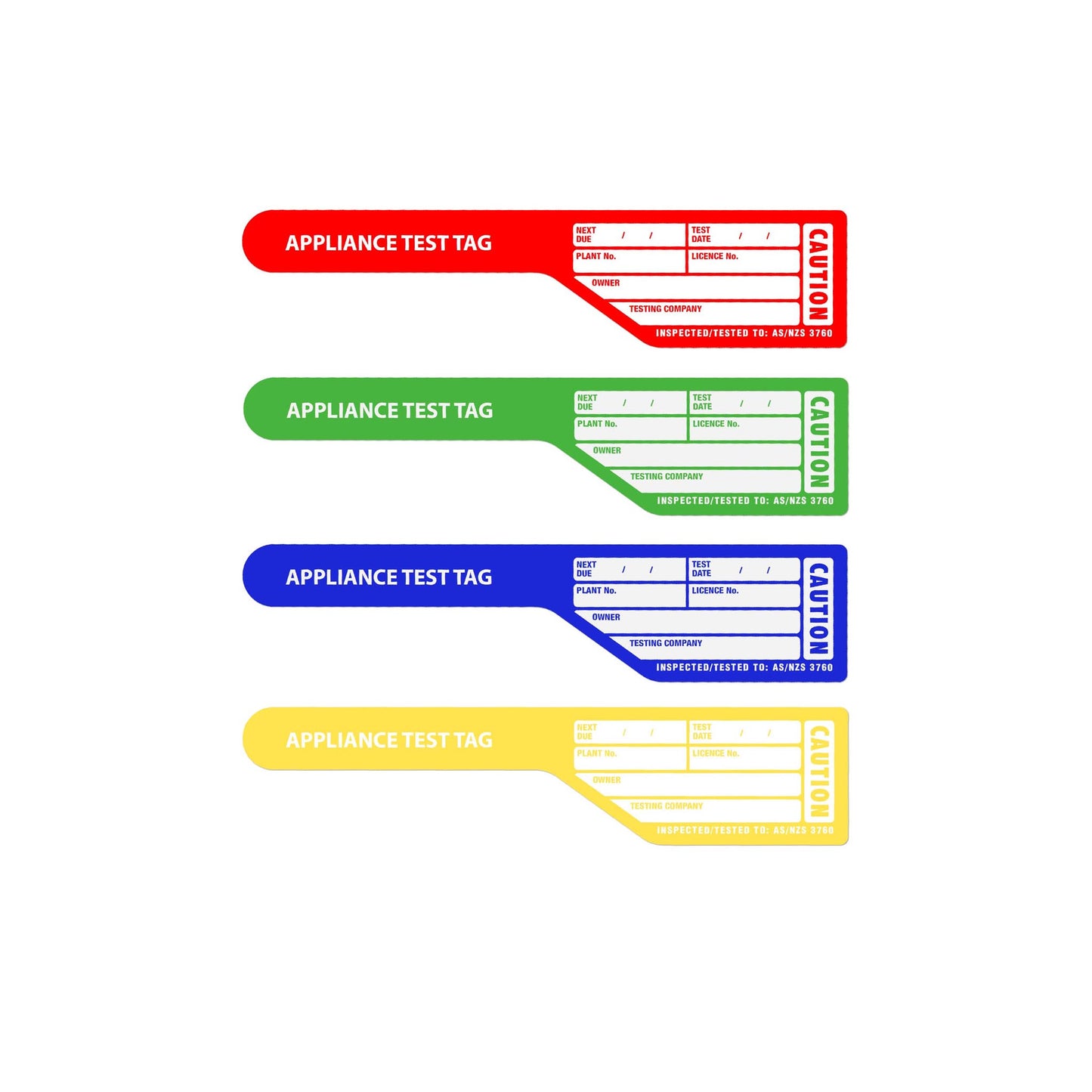 Appliance Test Flag Tags (100 pack)