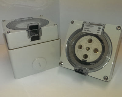 3 Phase 50A 5 Pin Surface Socket - 1