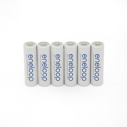 Replacement Appliance Tester Batteries - 6 x Rechargeable Eneloop AA - 1