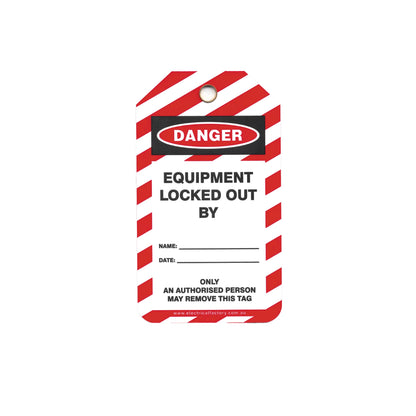 Do Not Operate - Equipment Locked Out Tags (100 Roll) - 3