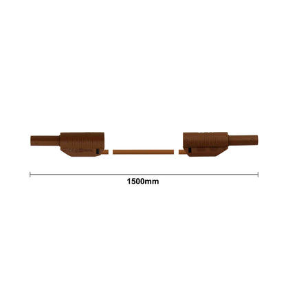 Metrel A 1342 4mm Banana Plug 1.5m Brown Test Lead - 2