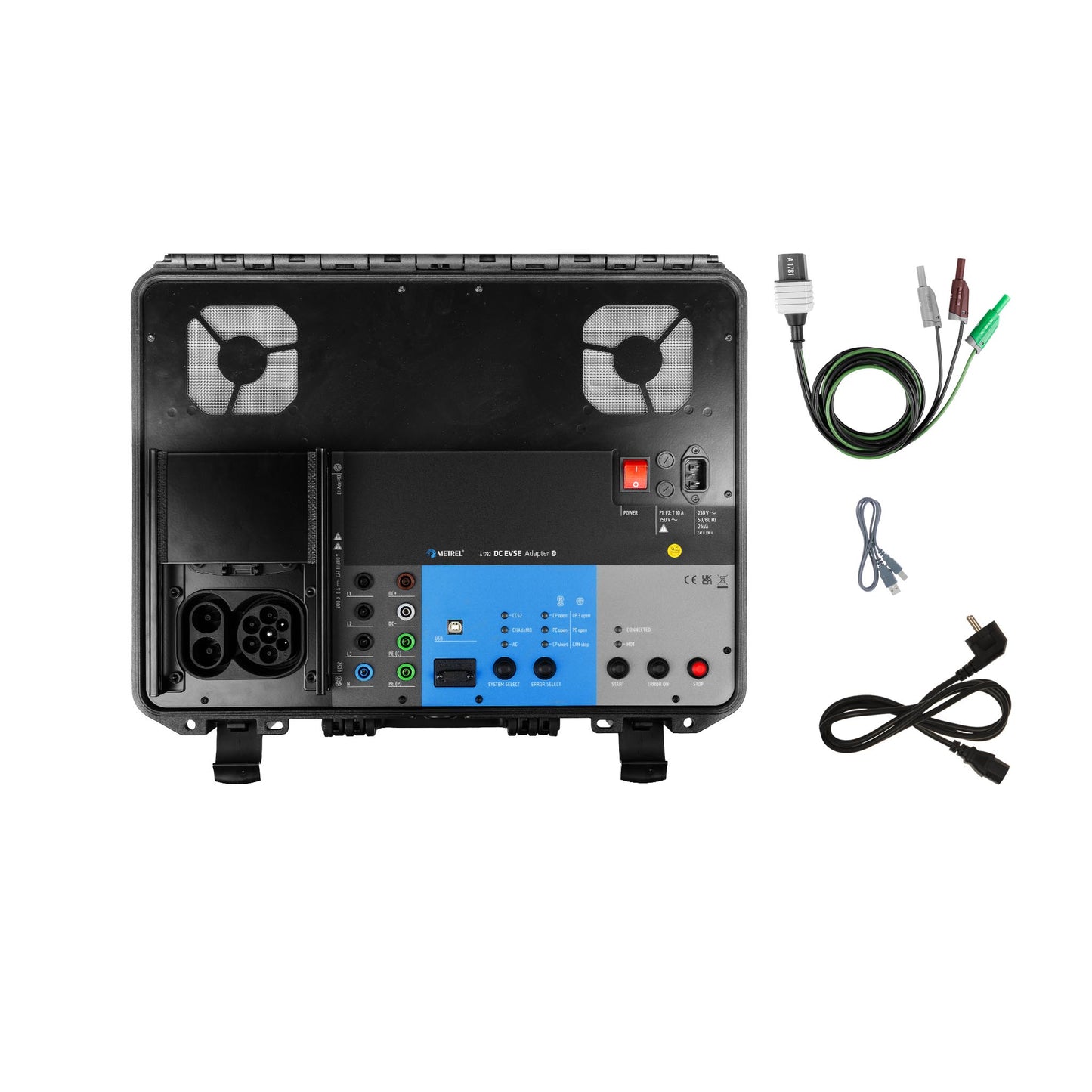 Metrel A 1732 Mode 3 Mode 4 EVSE Charging Station Adaptor