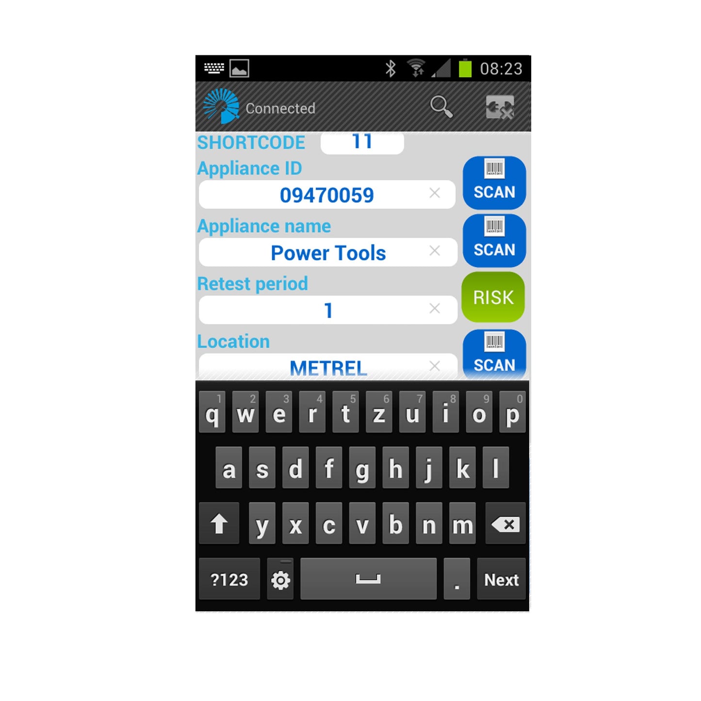 Metrel PATLink Android Software License