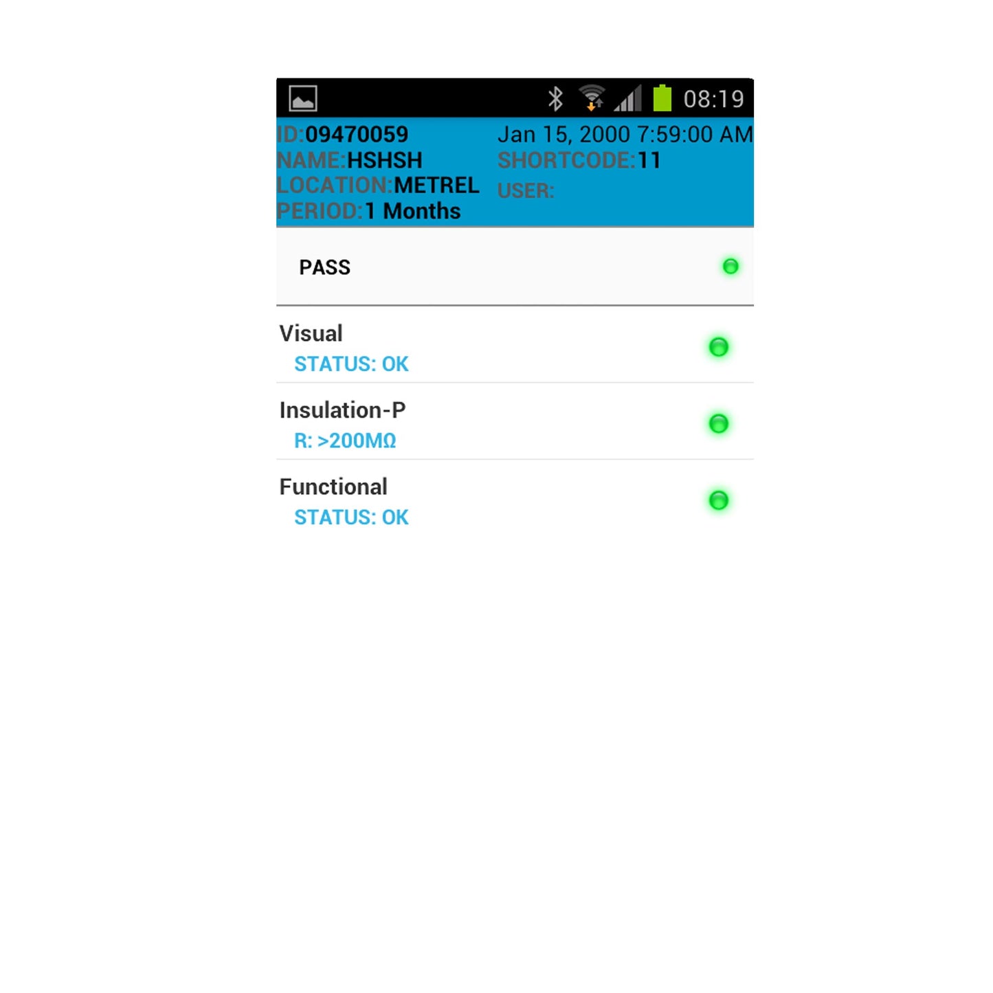 Metrel PATLink Android Software License