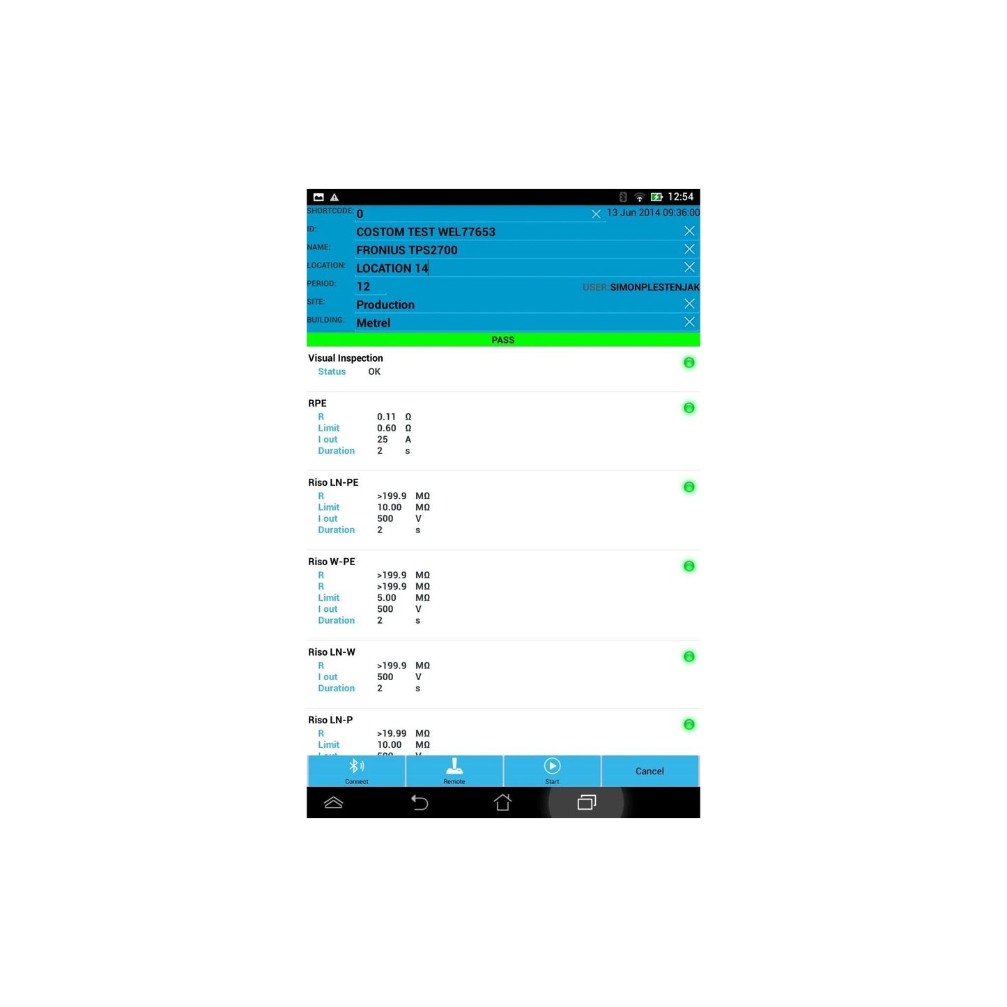 Metrel APAT Android Software License