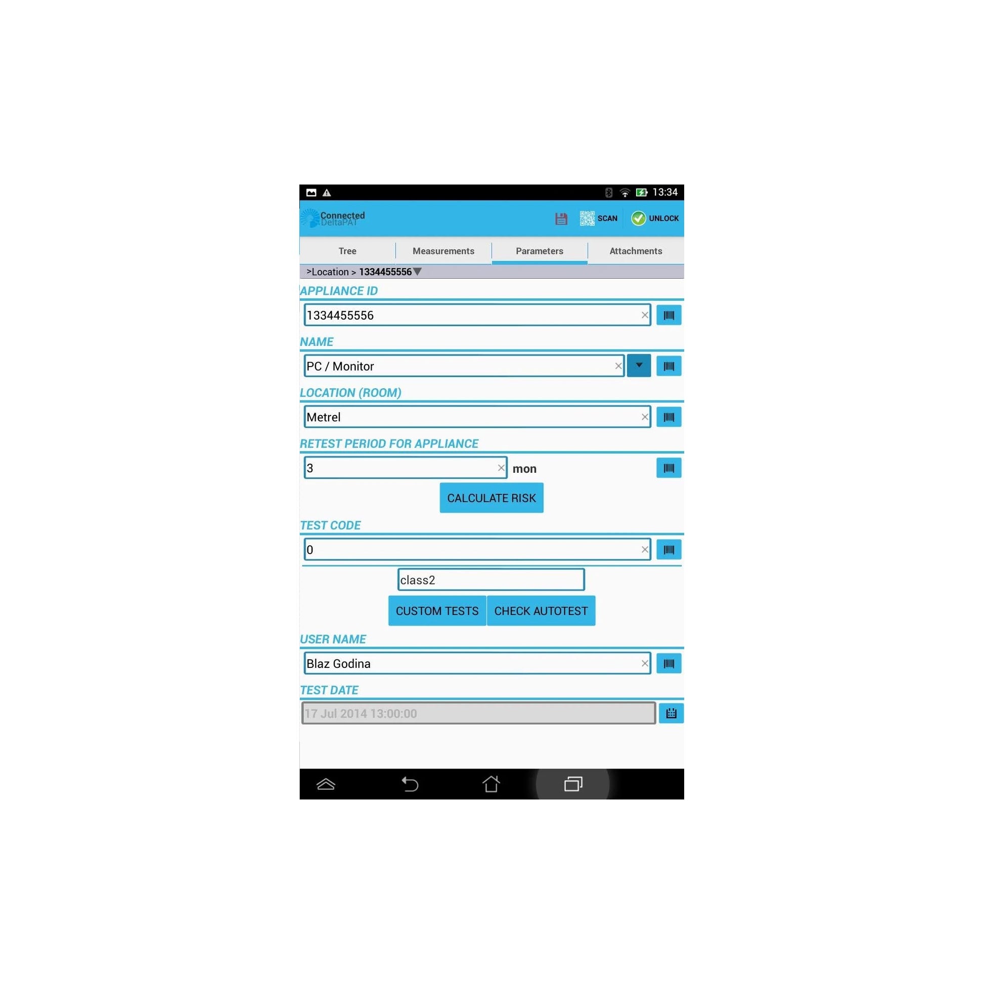 Metrel APAT Android Software License - 7