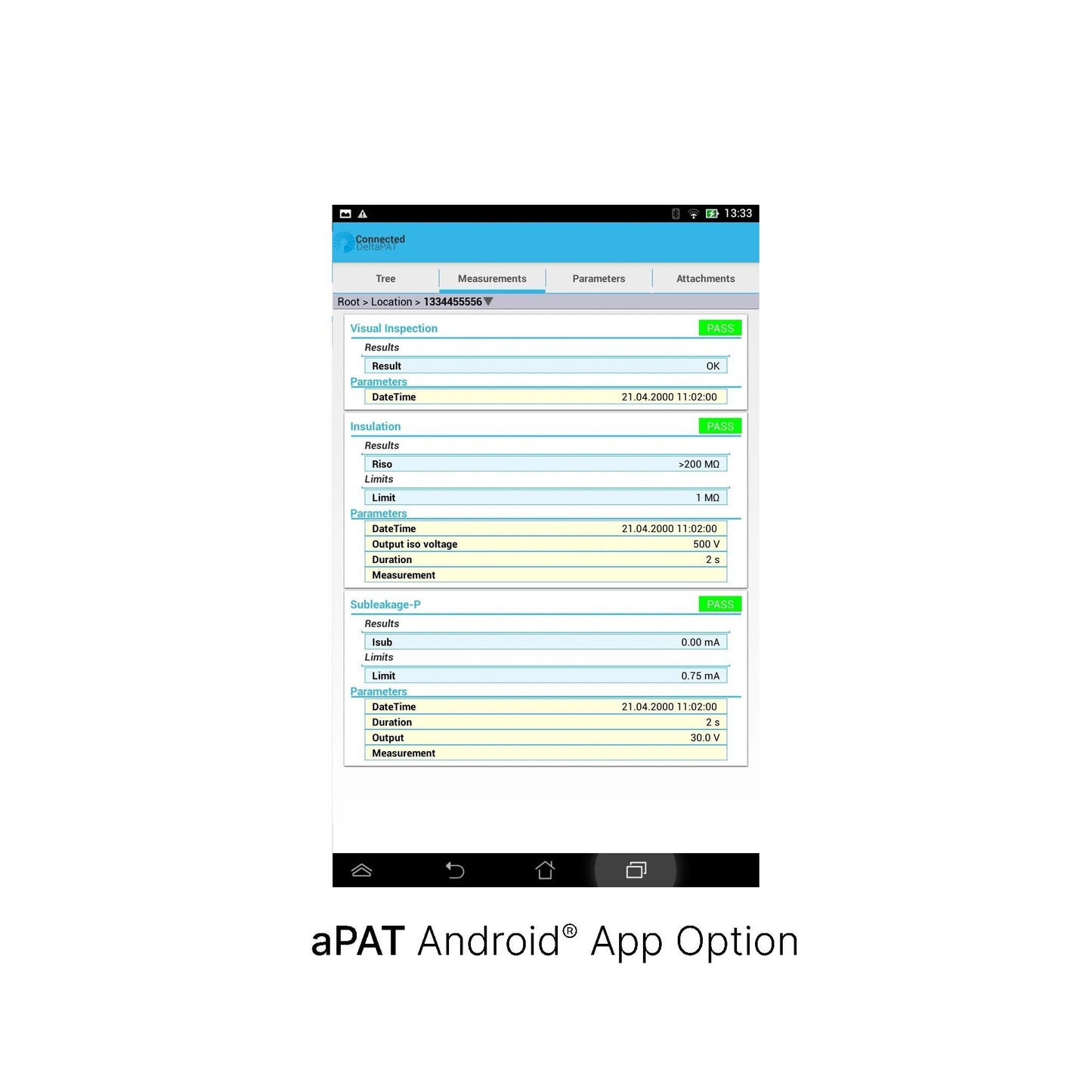 Metrel Delta PAT 3309 BT APAT Database Pack