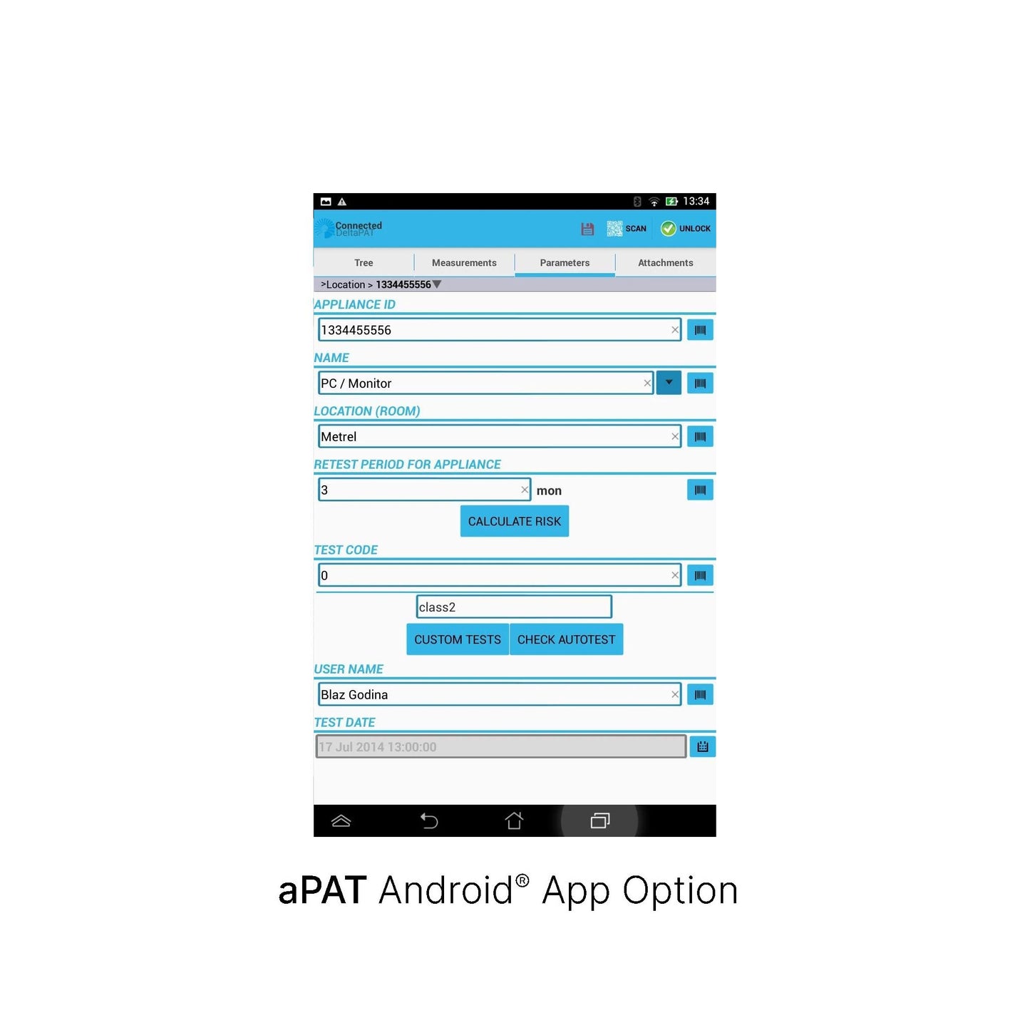 Metrel Delta PAT 3309 BT APAT Database Pack