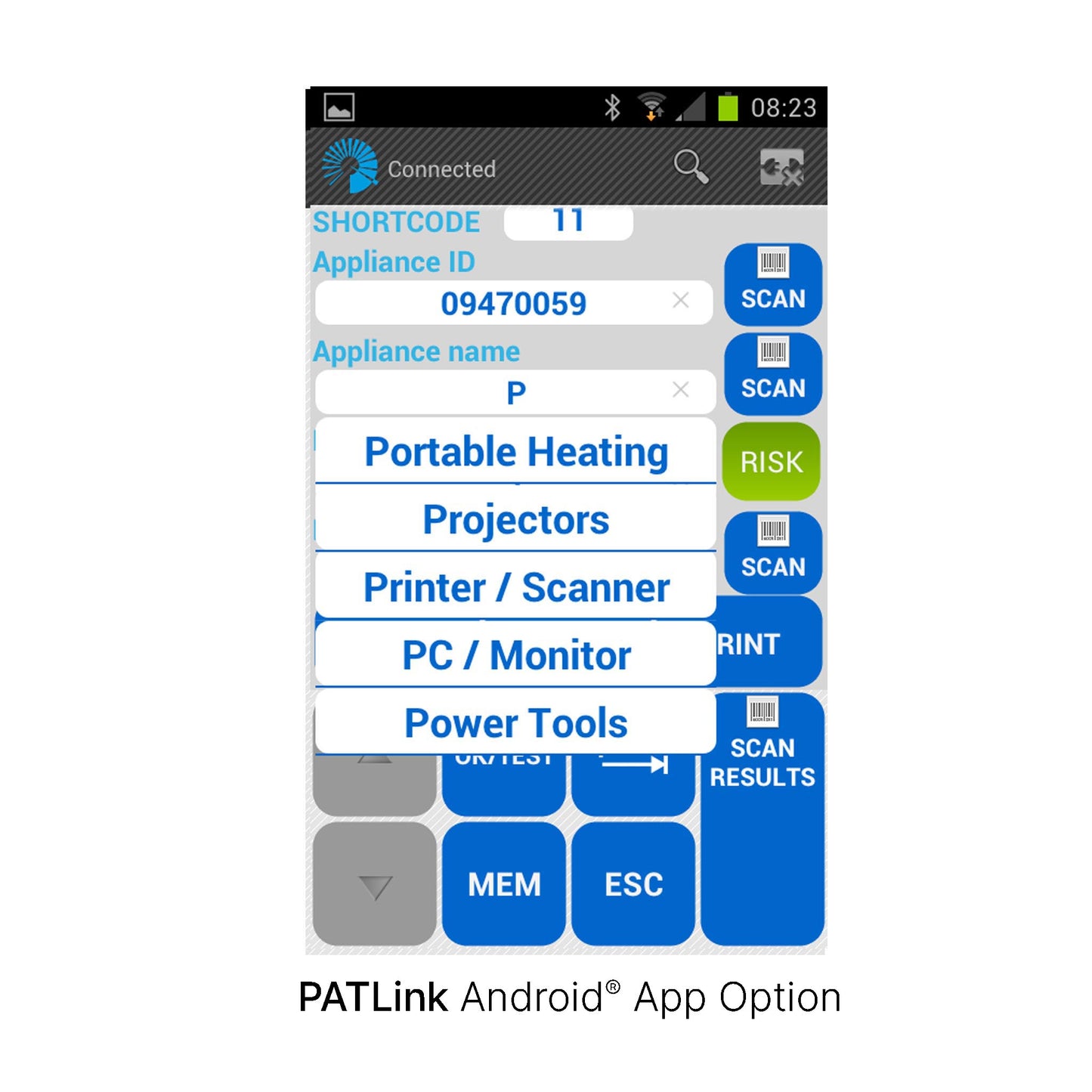 Metrel Delta 3309BT Godex Printing System with PATLink