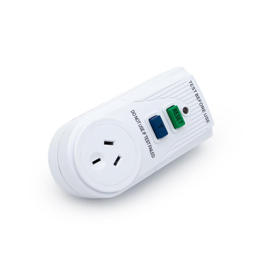 Portable RCD Safety Switch - Single Outlet