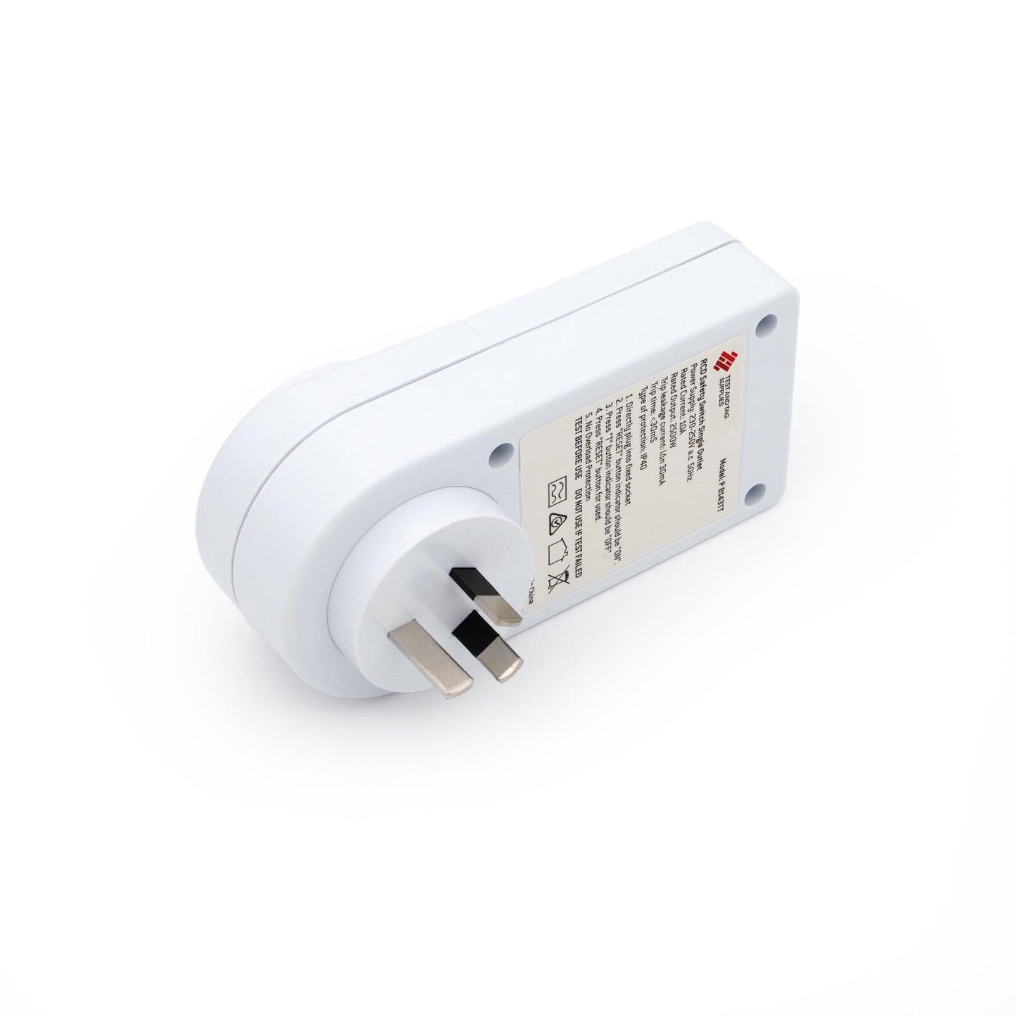 Portable RCD Safety Switch - Single Outlet