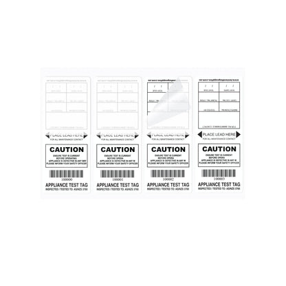 Self Laminating Test Tags (100 pack) - With Pen - 6