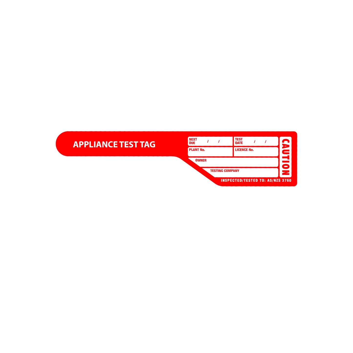 Appliance Test Flag Tags (Pack of 100)