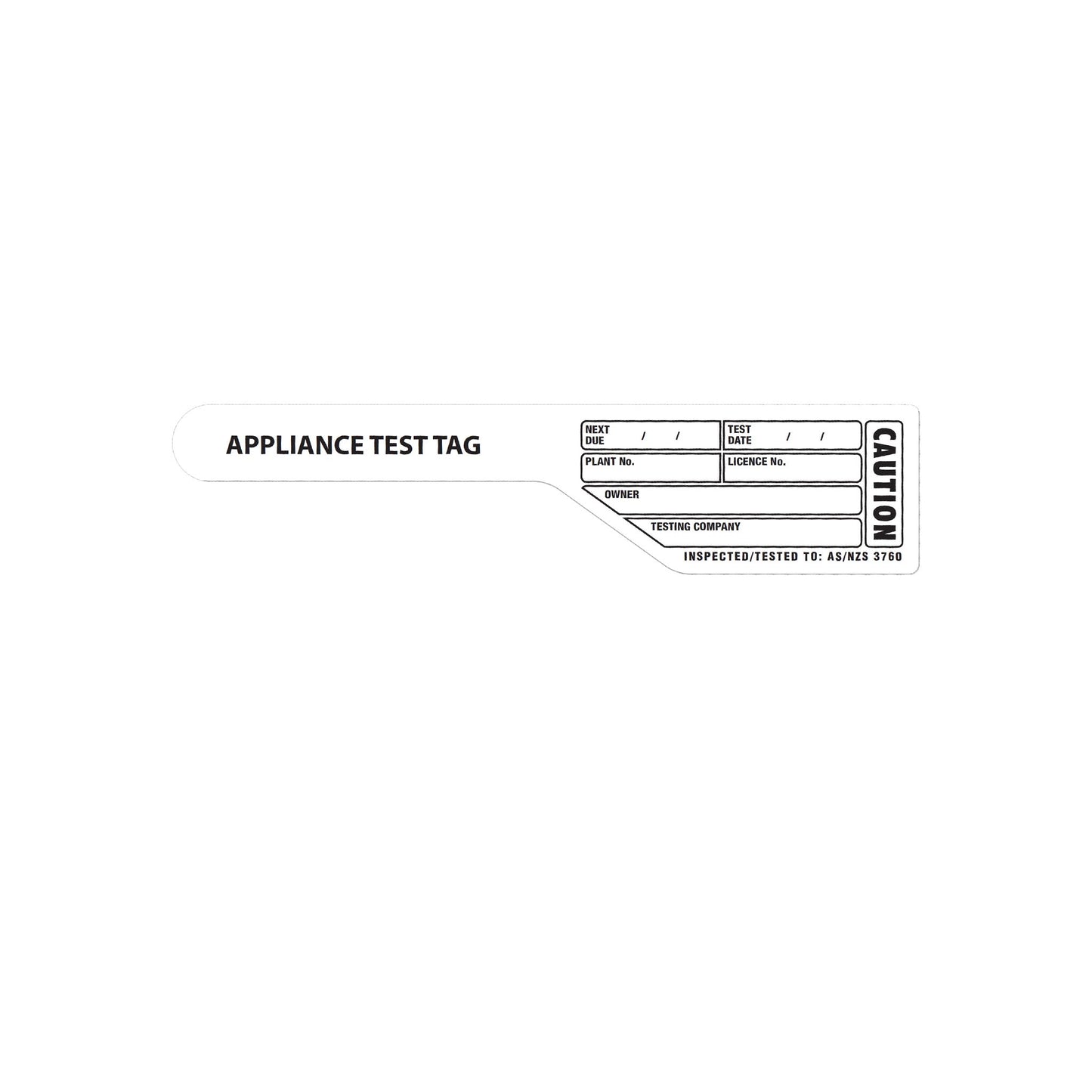 Appliance Test Flag Tags (Pack of 100)