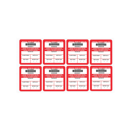 Surface mount test tags 42mm x 48mm (100 pack - non laminated) - 2