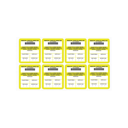 Surface mount test tags 42mm x 48mm (100 pack - non laminated) - 5