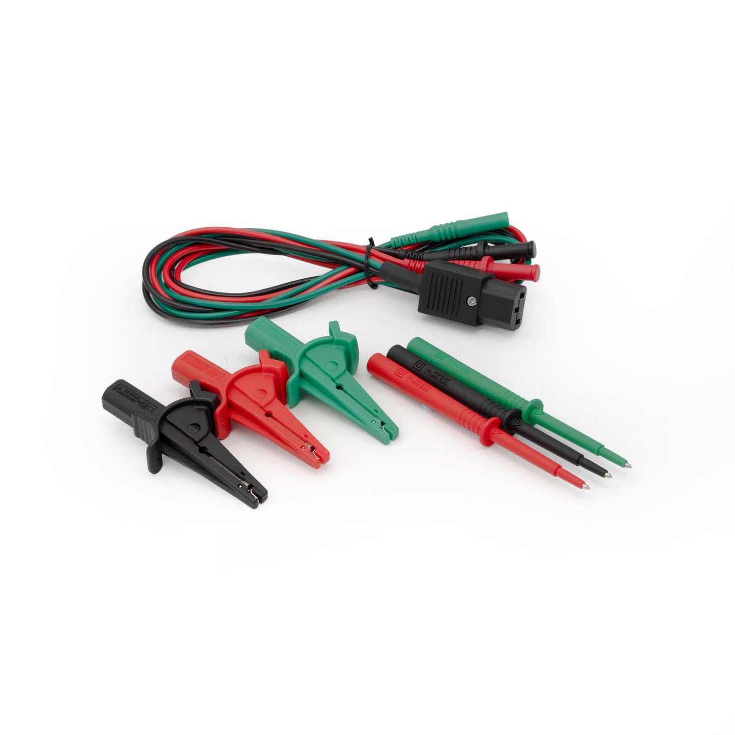 Wavecom IEC Switchboard Lead Set with probes and crocodile clips