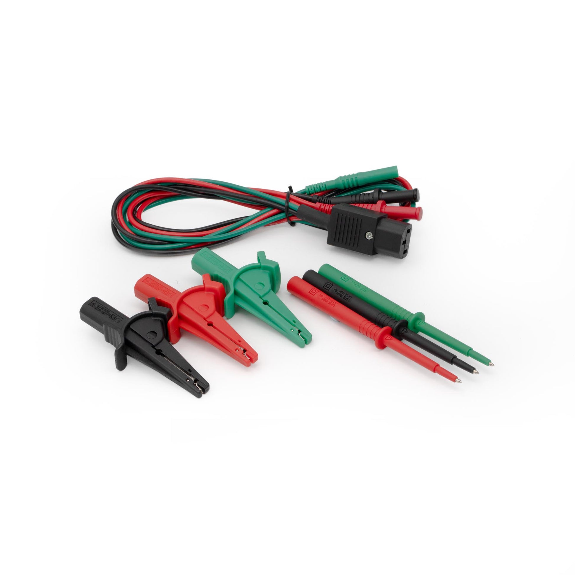 Wavecom IEC Switchboard Lead Set with probes and crocodile clips - 1